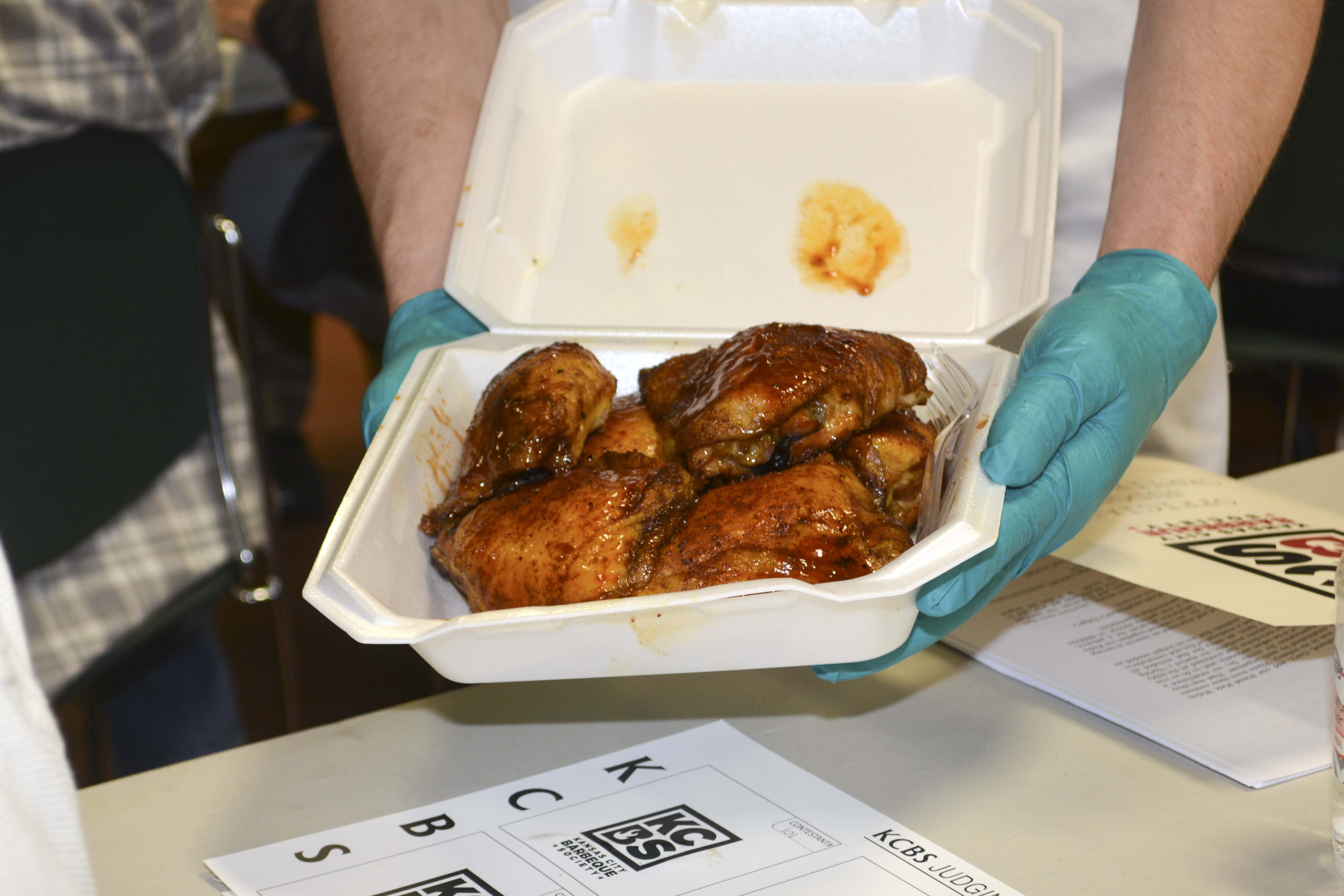 Class teaches participants how to judge barbecue