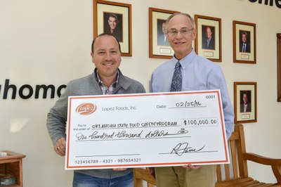Generous gift supports OSU's food safety program